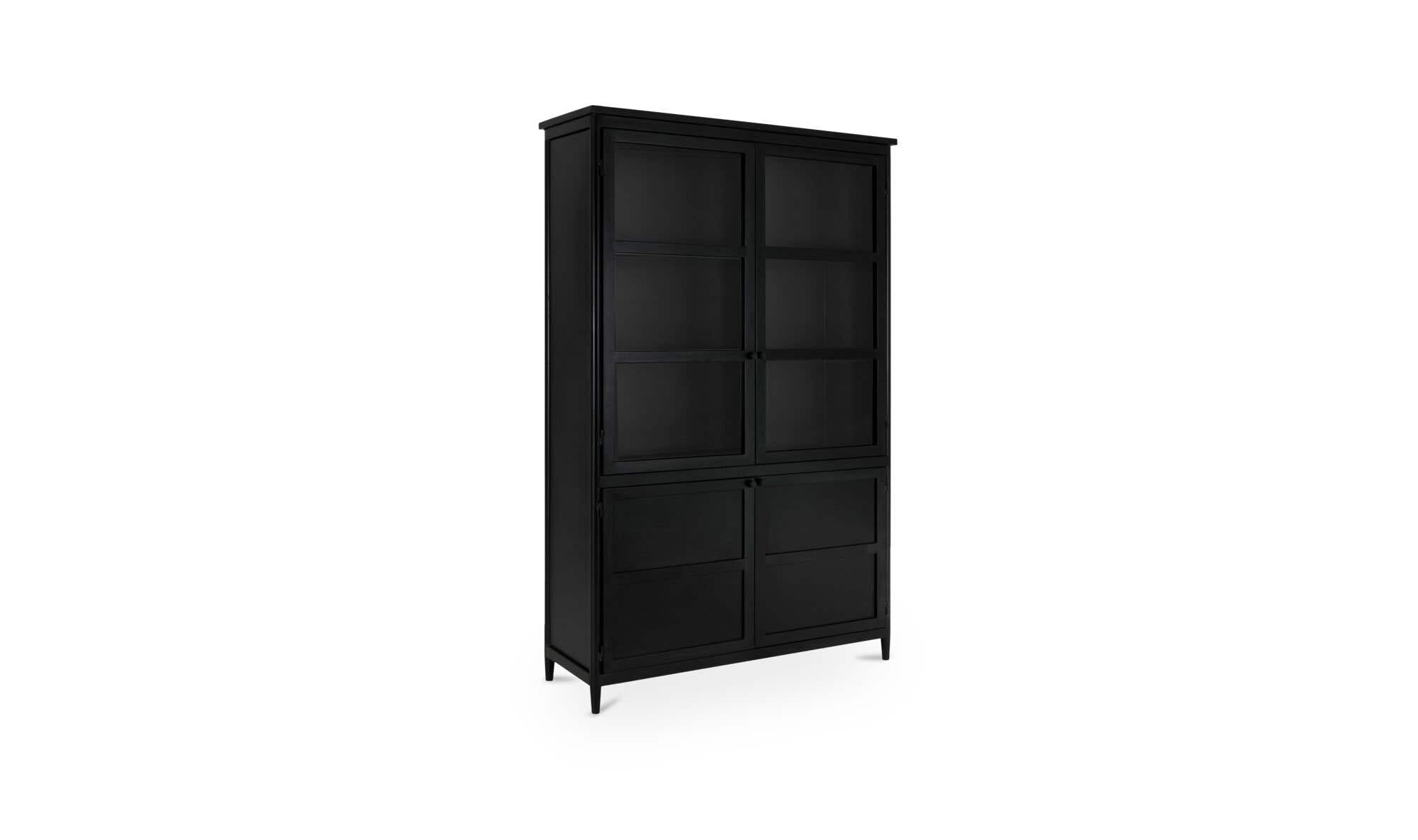 Henry Metal Tall Cabinet Black by Moe's Home Collection - view 4