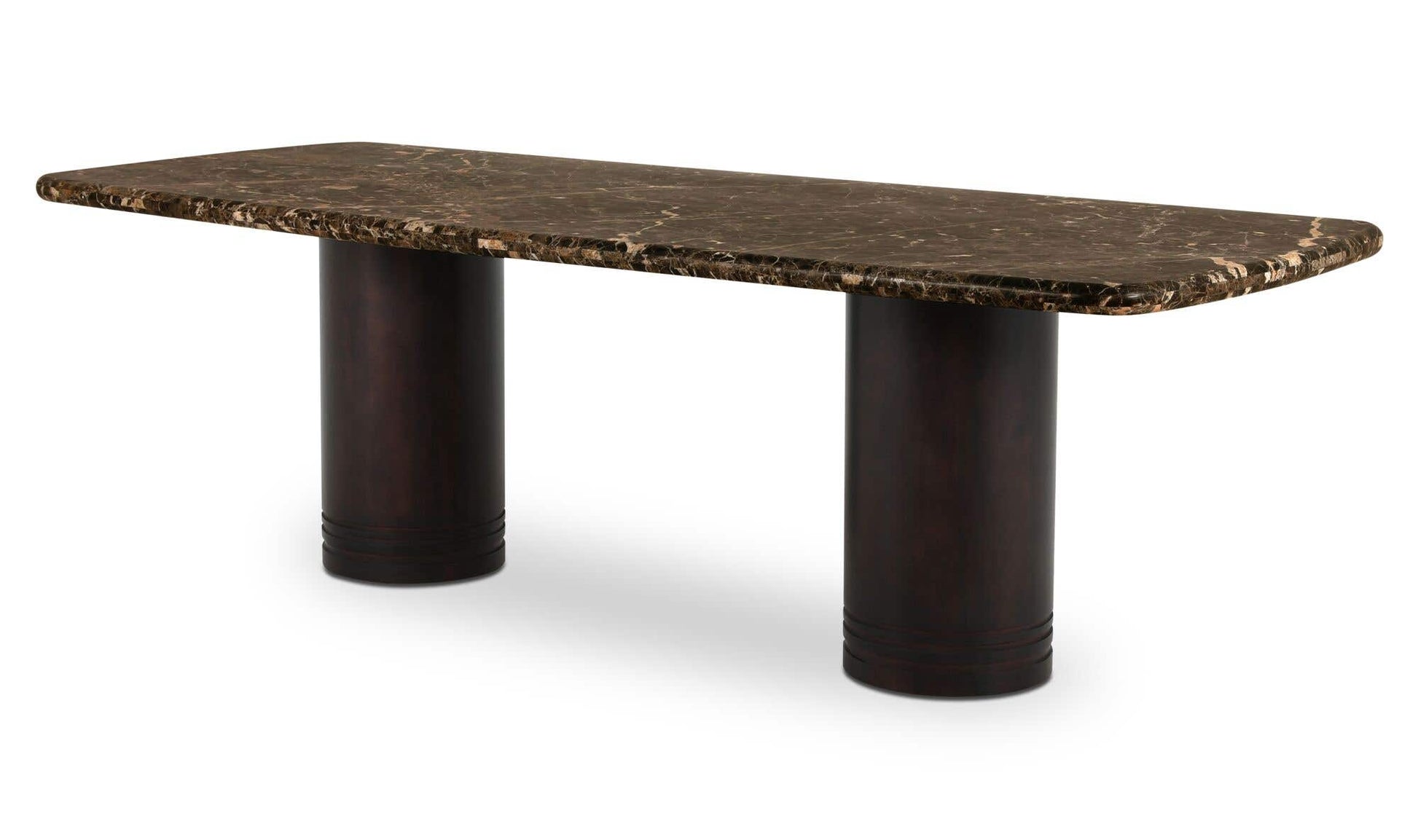 Daphne Dining Table Large Dark Emperador Marble by Moe's Home Collection - view 6
