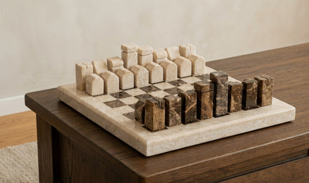 Carlson Marble Chess Set by Moe's Home Collection - view 3