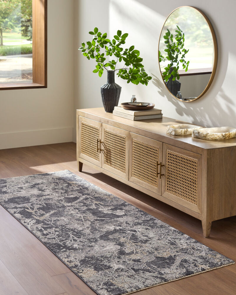 Gakko Black/Tan Machine Woven Rug GKK-2300 - roomscene