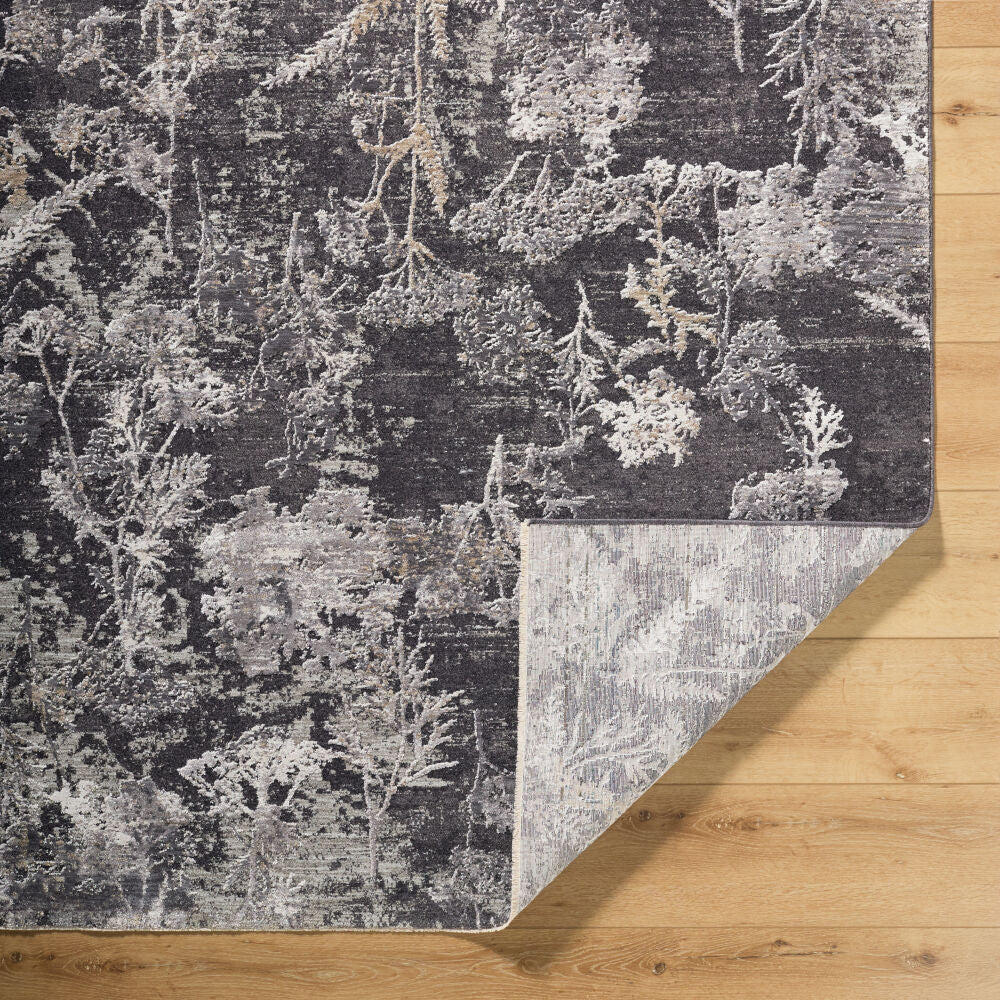Gakko Black/Tan Machine Woven Rug GKK-2300 - fold