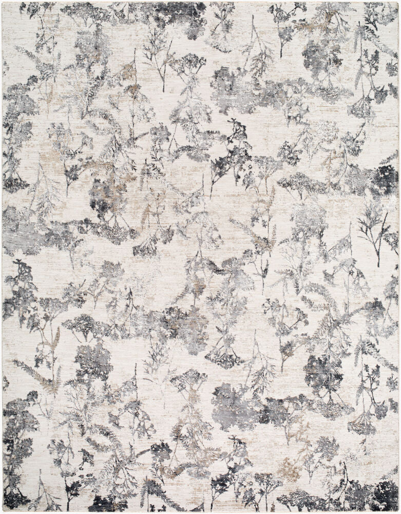 Gakko Charcoal/Tan Machine Woven Rug GKK-2301 - 2'7" x 10'