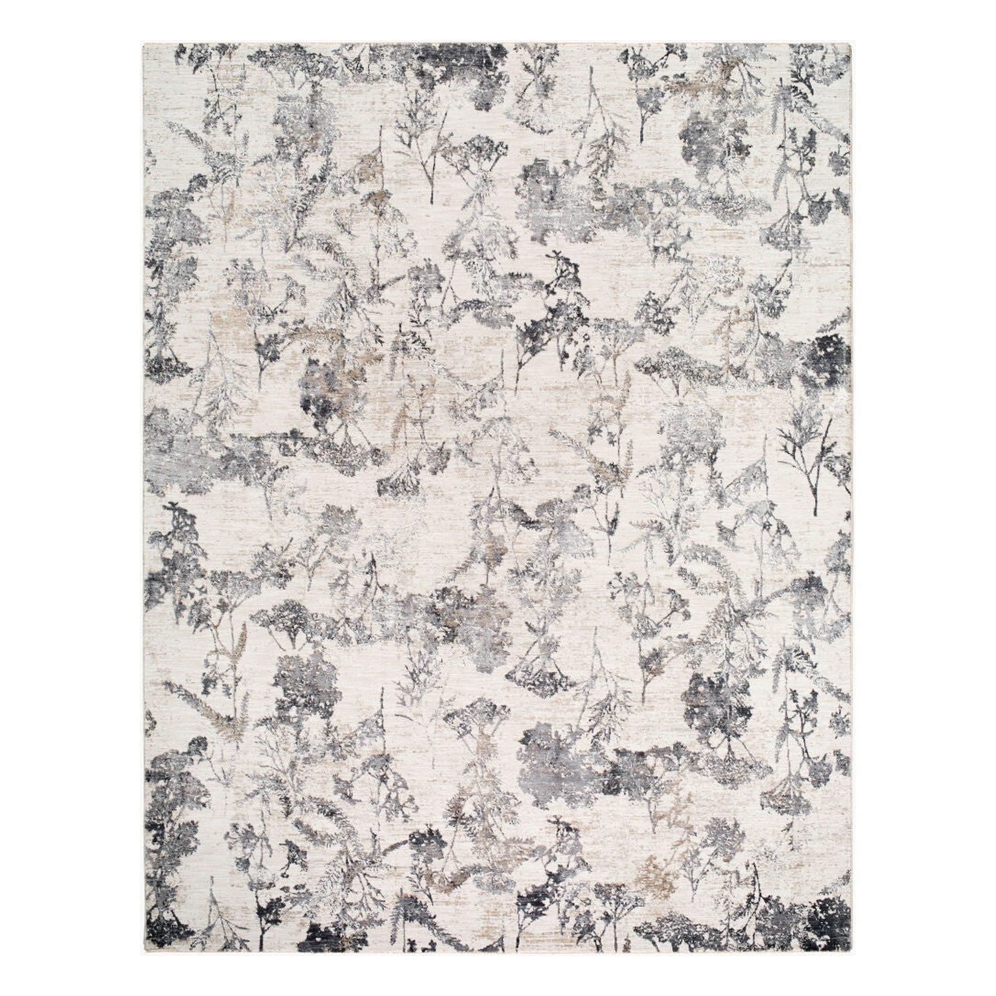 Gakko Charcoal/Tan Machine Woven Rug GKK-2301 - 2'7" x 10'