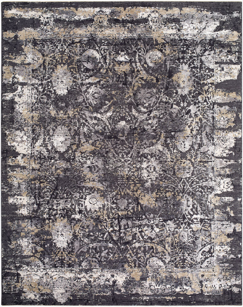 Gakko Black/Tan Machine Woven Rug GKK-2303 - 2'7" x 10'