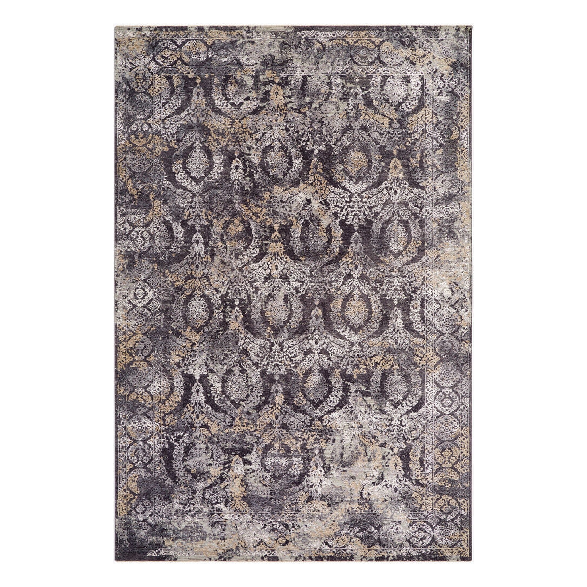 Gakko Black/Tan Machine Woven Rug GKK-2304 - 2'7" x 10'