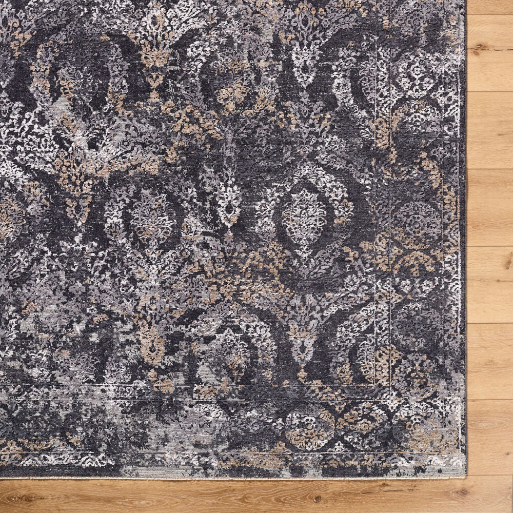 Gakko Black/Tan Machine Woven Rug GKK-2304 - overhead