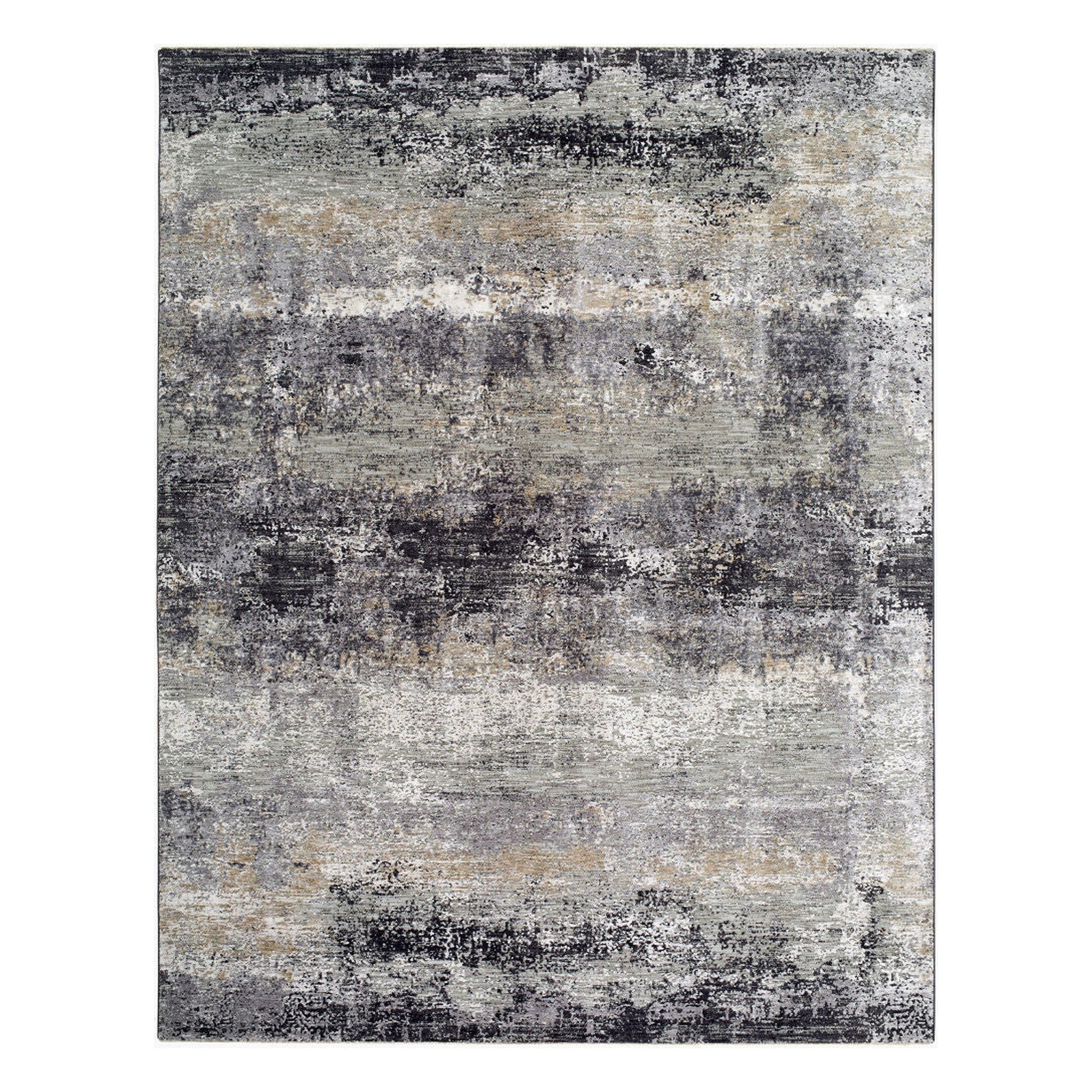Gakko Black/Tan Machine Woven Rug GKK-2305 - 2'7" x 10'