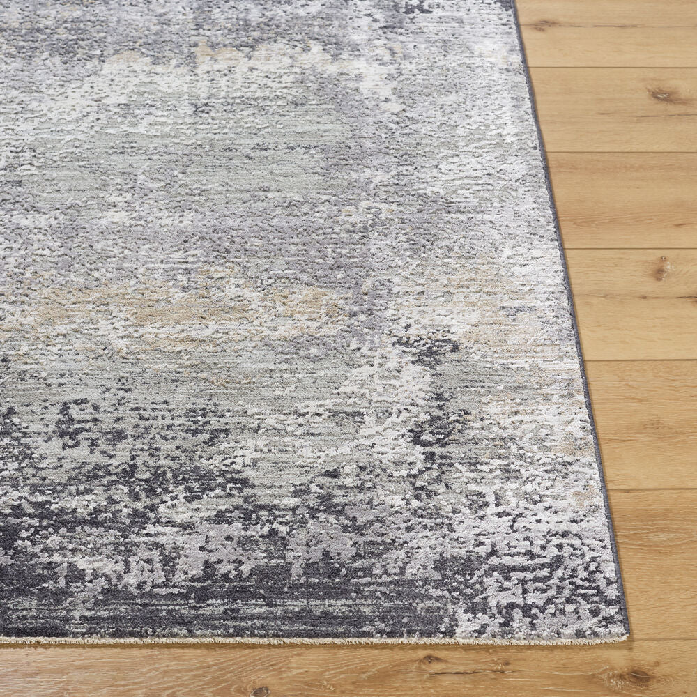 Gakko Black/Tan Machine Woven Rug GKK-2305 - front