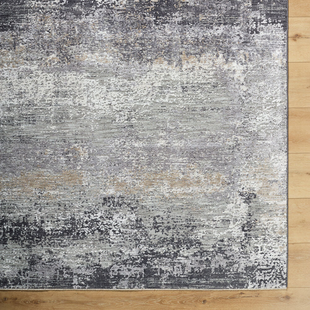 Gakko Black/Tan Machine Woven Rug GKK-2305 - overhead