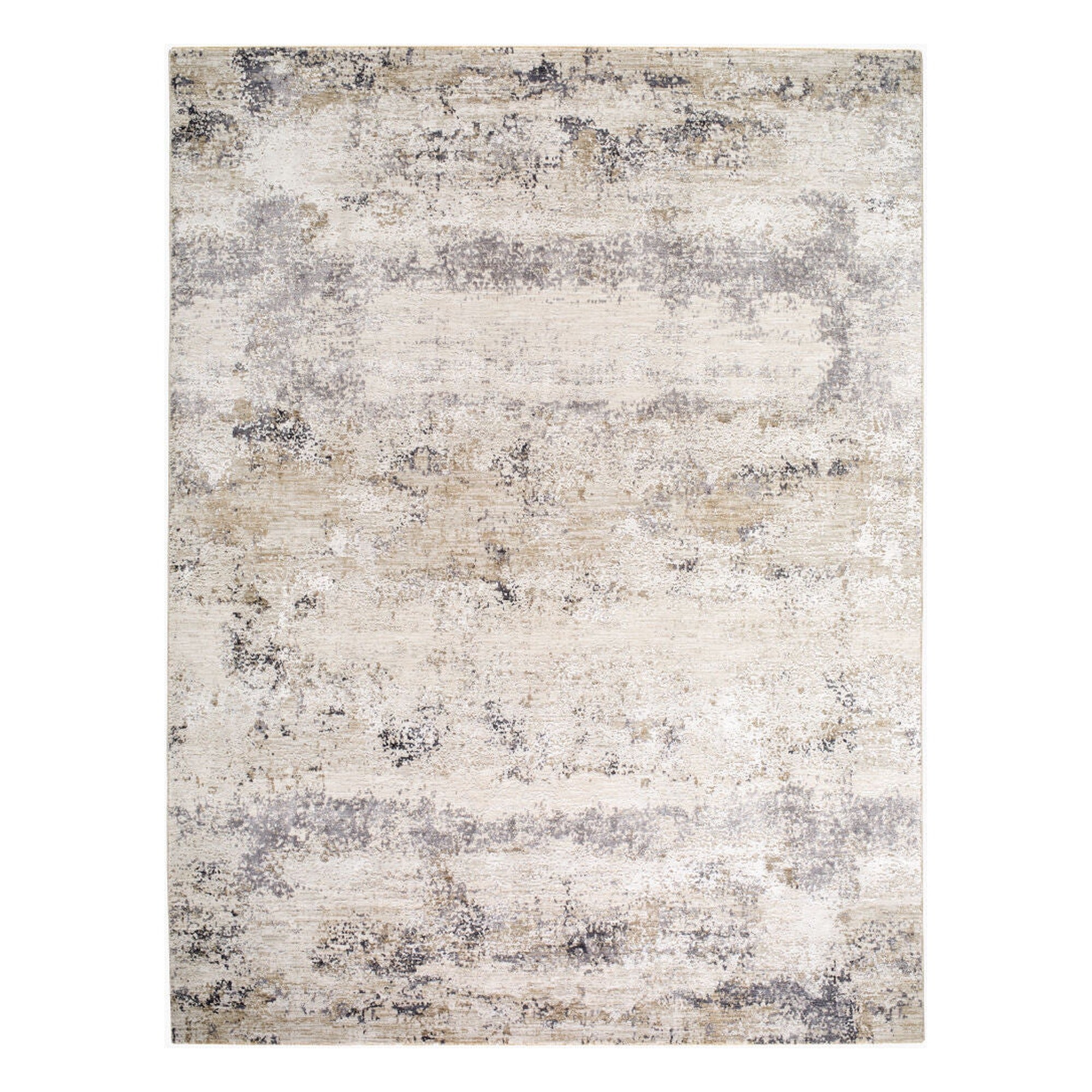 Gakko Charcoal/Tan Machine Woven Rug GKK-2306 - 2'7" x 10'