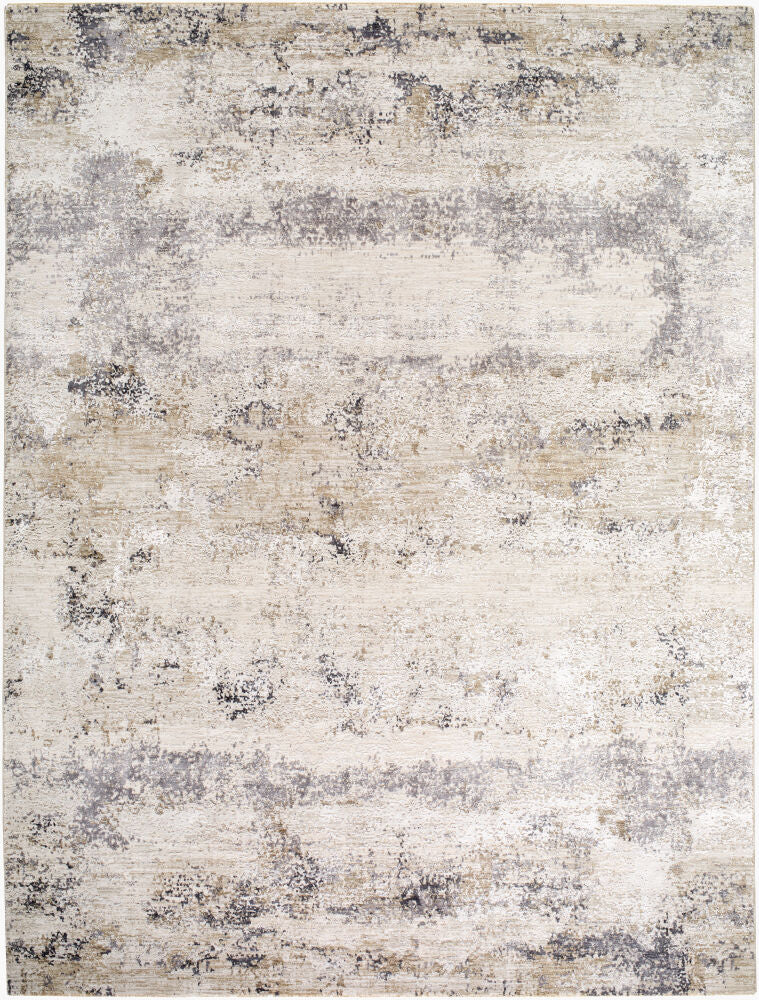 Gakko Charcoal/Tan Machine Woven Rug GKK-2306 - 2'7" x 10'