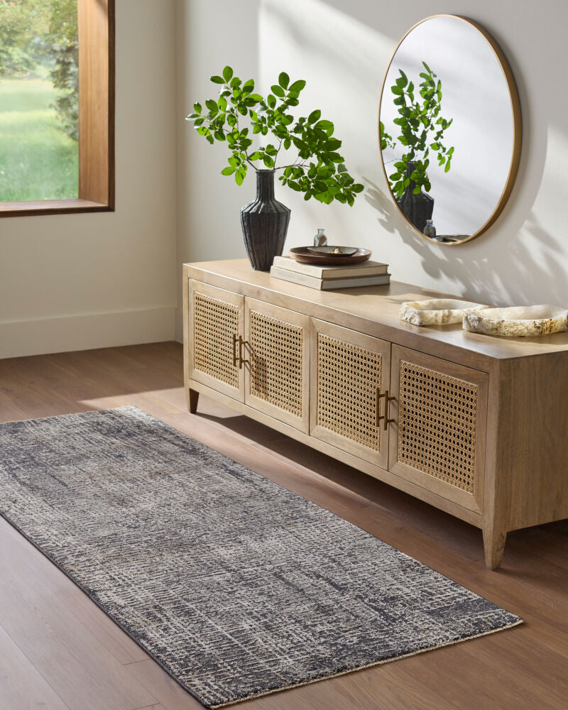 Gakko Black/Tan Machine Woven Rug GKK-2307 - roomscene