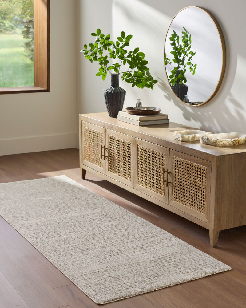 Gakko Charcoal/Tan Machine Woven Rug GKK-2308 - roomscene