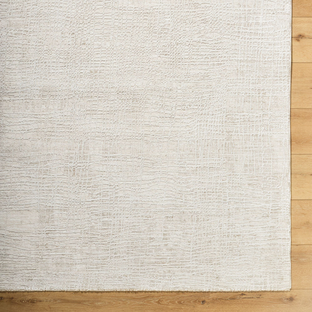 Gakko Charcoal/Tan Machine Woven Rug GKK-2308 - overhead