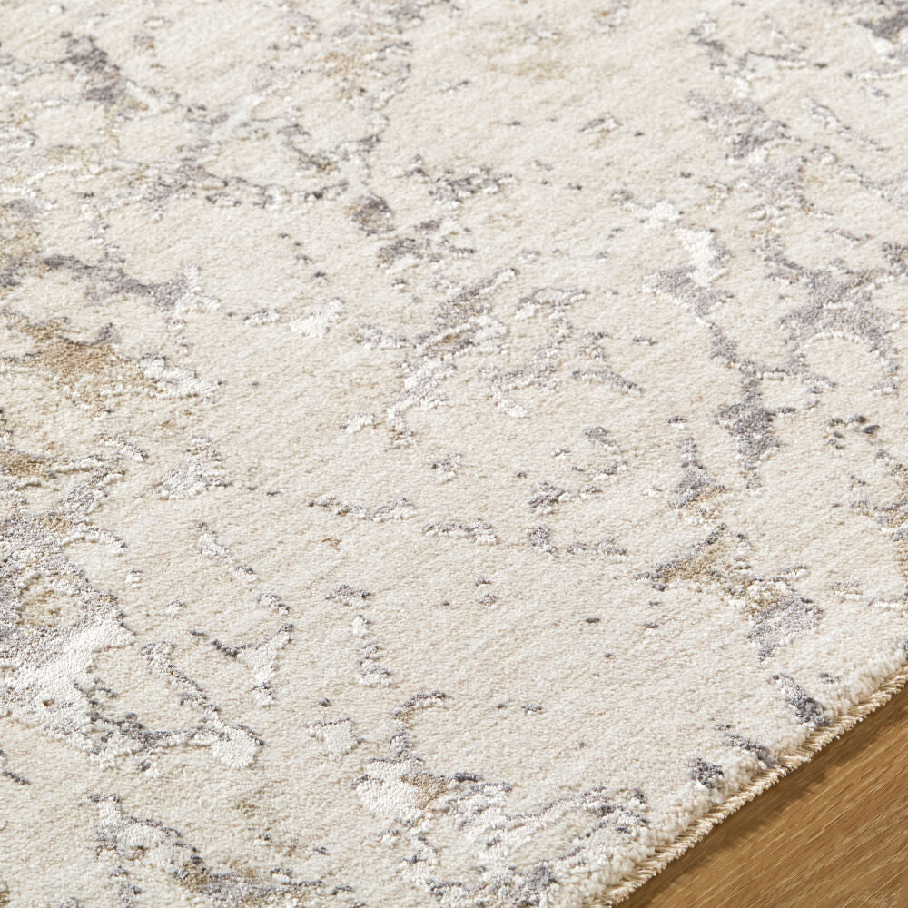 Gakko Charcoal/Tan Machine Woven Rug GKK-2309 - texture