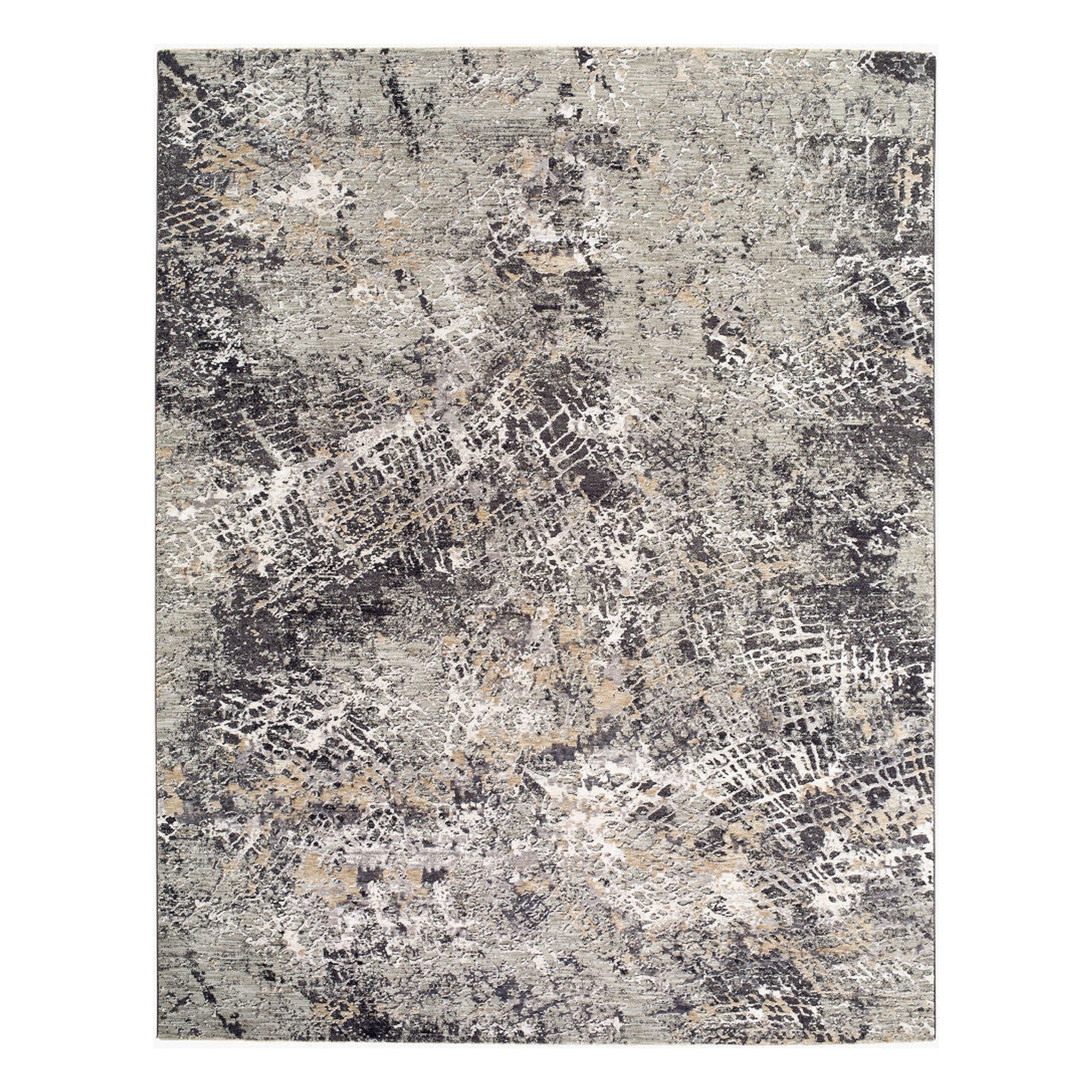 Gakko Black/Tan Machine Woven Rug GKK-2310 - 2'7" x 10'