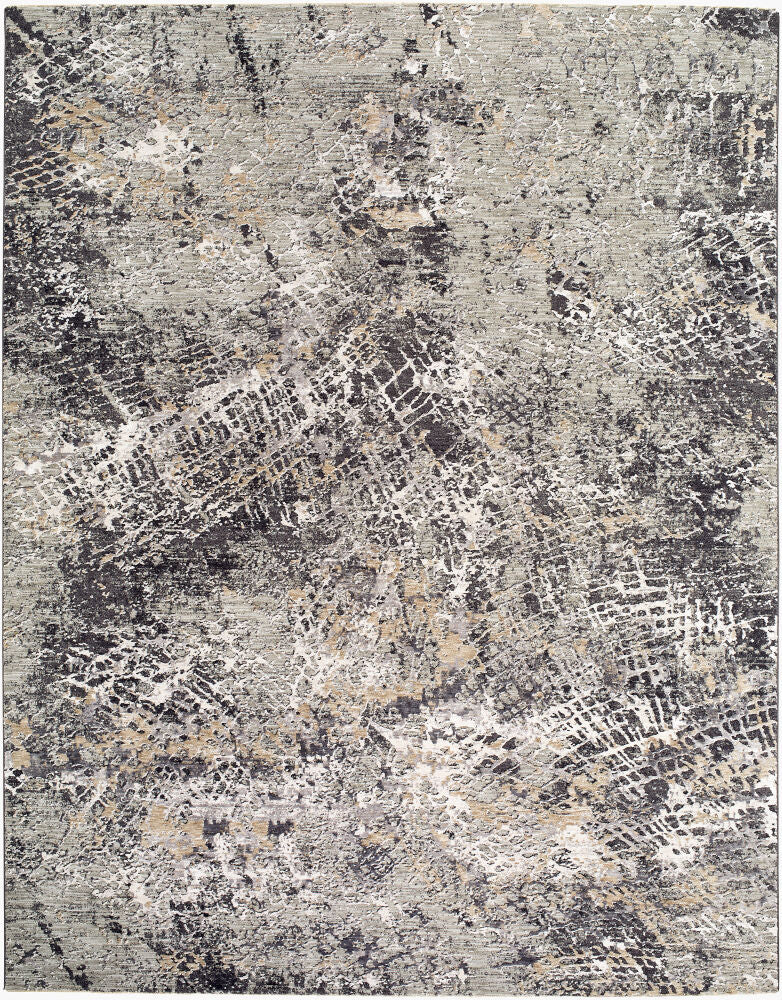 Gakko Black/Tan Machine Woven Rug GKK-2310 - 2'7" x 10'