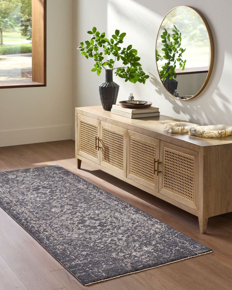 Gakko Black/Tan Machine Woven Rug GKK-2311 - roomscene