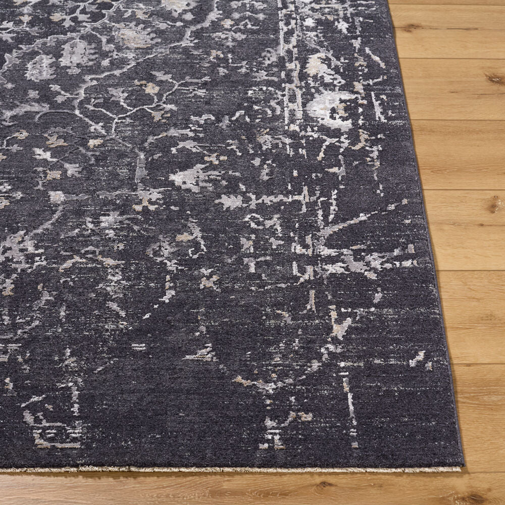 Gakko Black/Tan Machine Woven Rug GKK-2311 - front