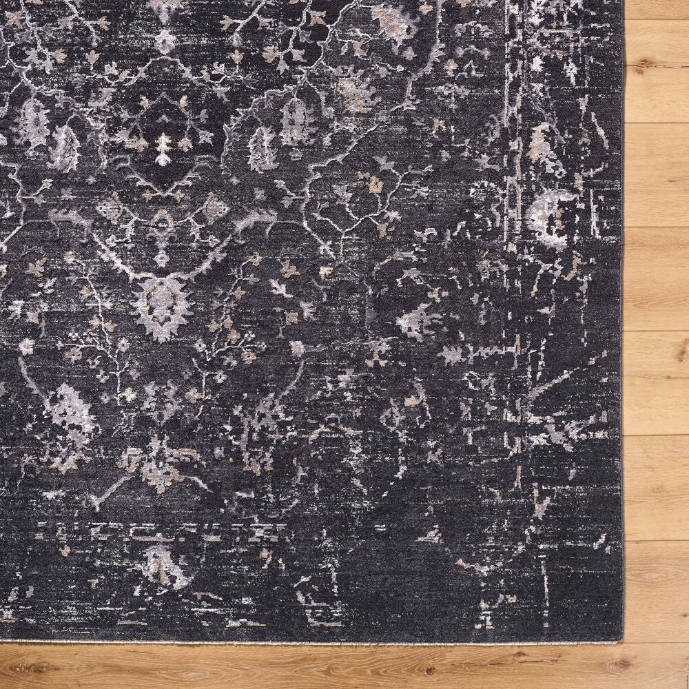 Gakko Black/Tan Machine Woven Rug GKK-2311 - overhead