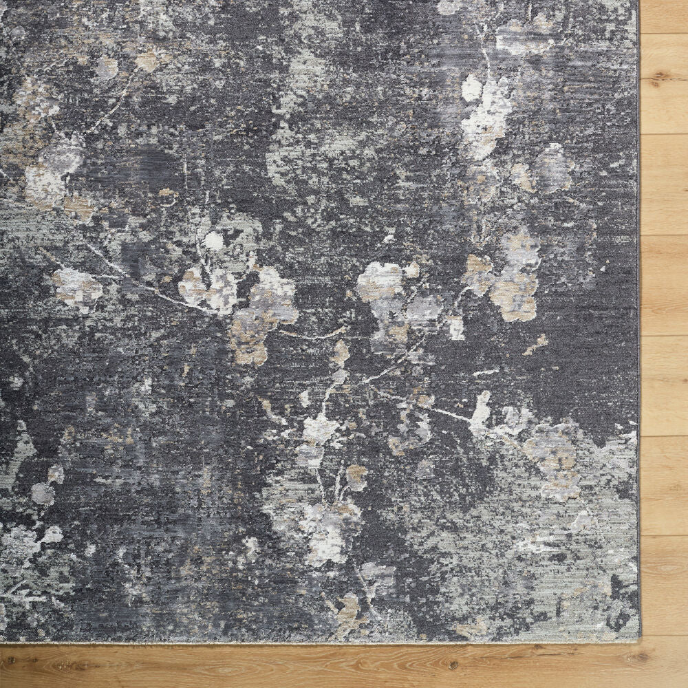 Gakko Black/Tan Machine Woven Rug GKK-2315 - overhead