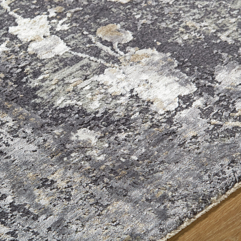 Gakko Black/Tan Machine Woven Rug GKK-2315 - texture