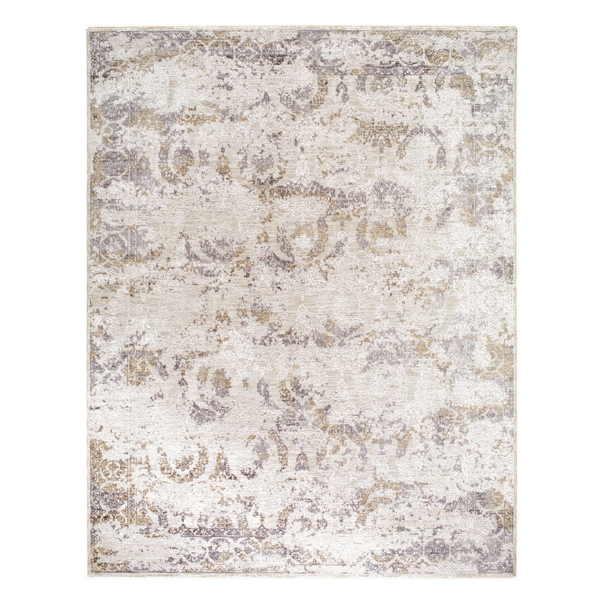 Gakko Charcoal/Tan Machine Woven Rug GKK-2317 - 2'7" x 10'