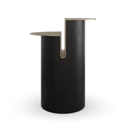 Discord Lucent Bronze Metallic End Table 14" by Caracole