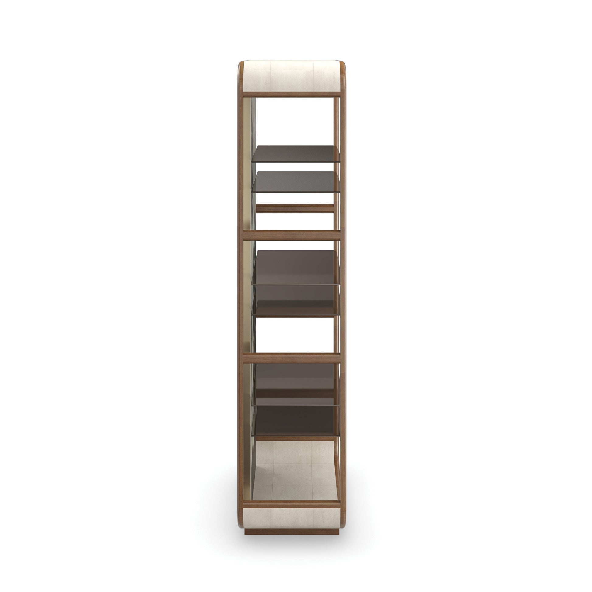 Fairmont Brushed Gold Bar Cabinet 34" by Caracole - view 5