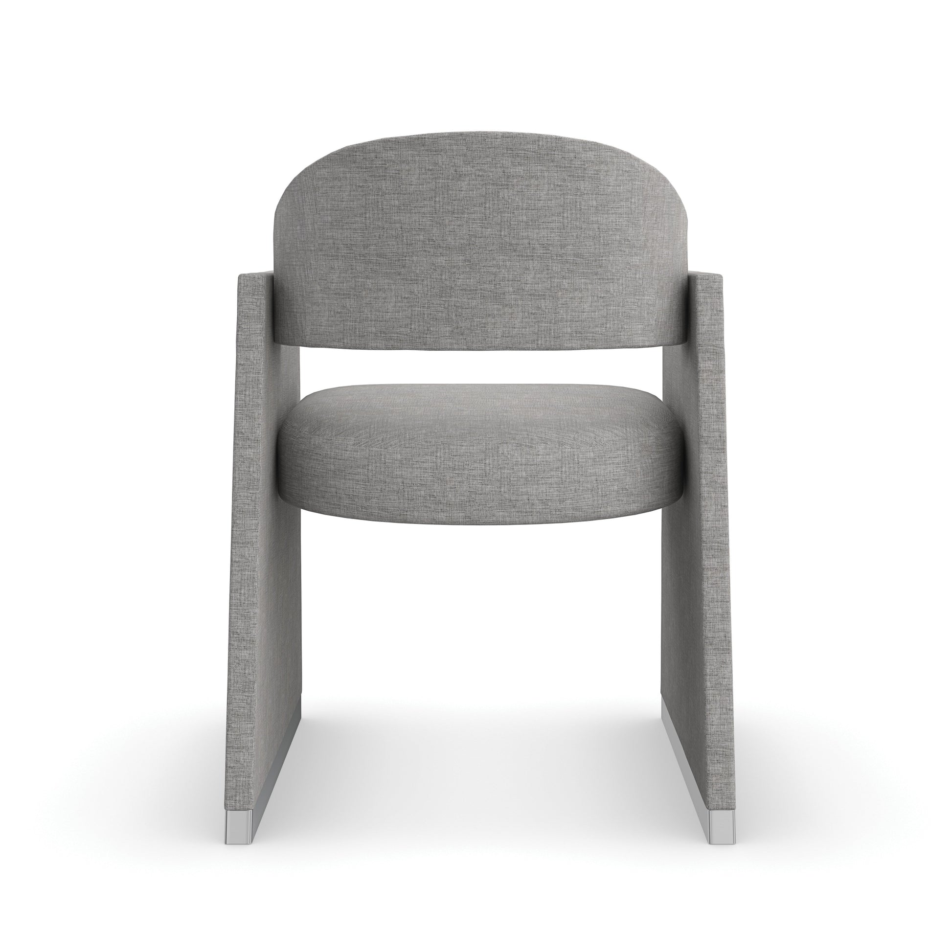 Polish Off Polished Silver Dining Chair 23" by Caracole - view 6