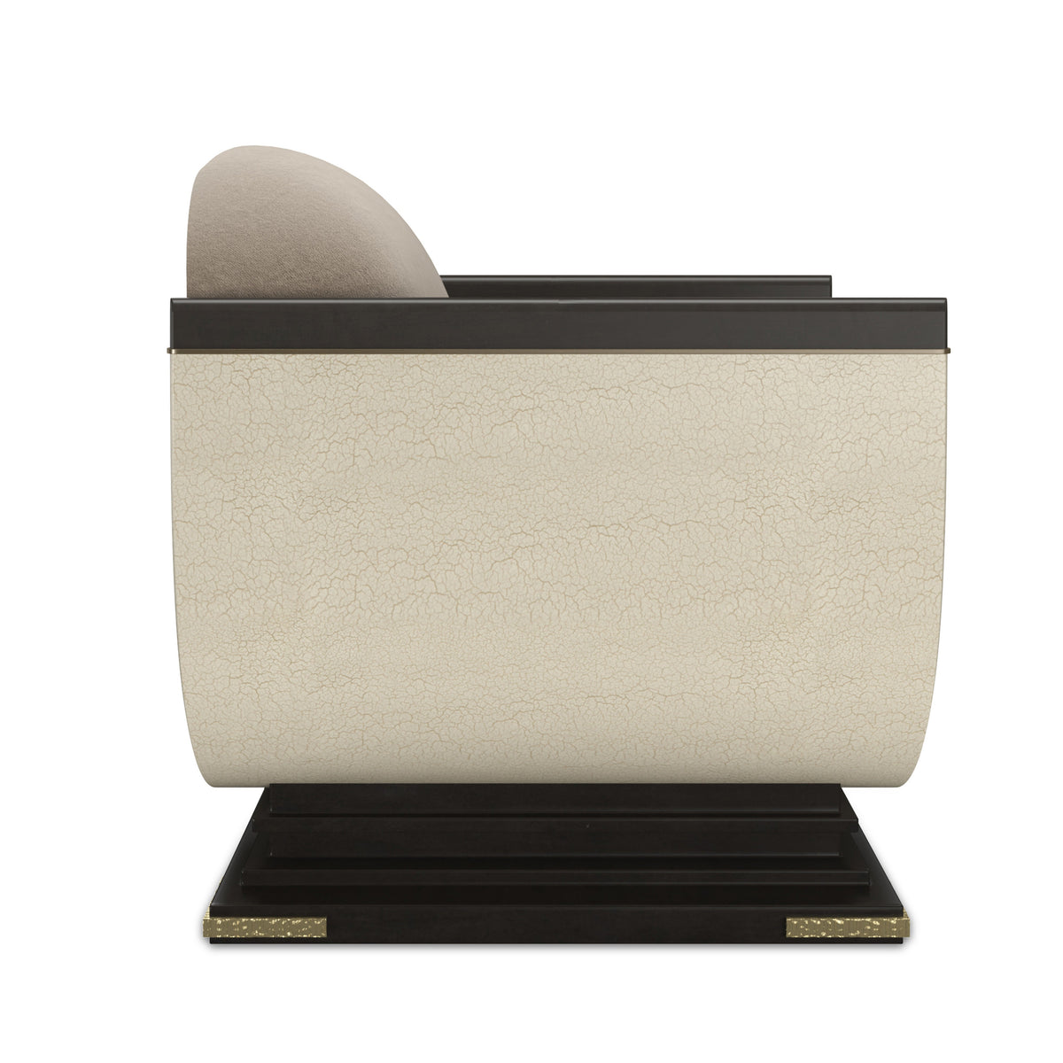 Helena Chair Brushed Gold 30" by Caracole - view 4