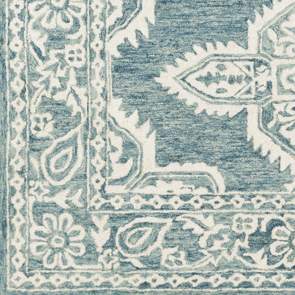 Granada Blue/Light Beige Handmade Rug - swatch
