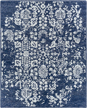 Granada Beige/Navy Handmade Rug GND-2311 - 2'6" x 10'