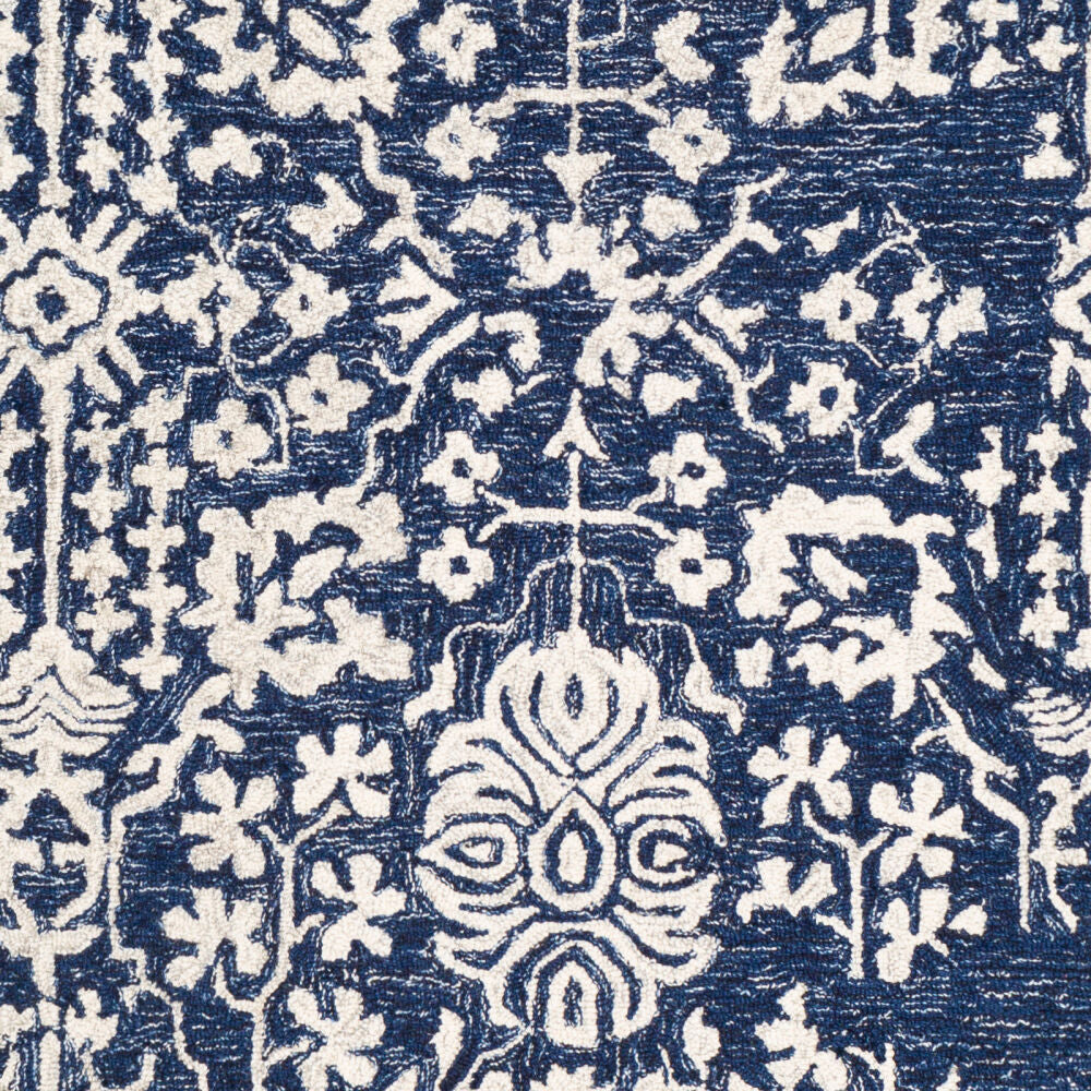 Granada Beige/Navy Handmade Rug GND-2311 - swatch