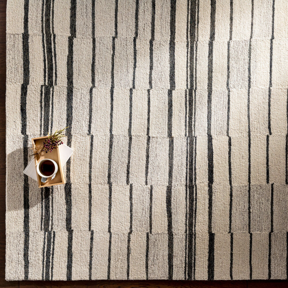Granada Beige/Taupe Handmade Rug GND-2327 - styleshot