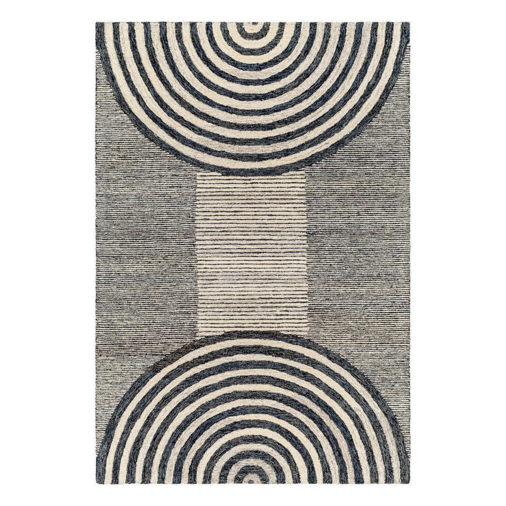 Granada Beige/Tan Handmade Rug - 2' x 3'