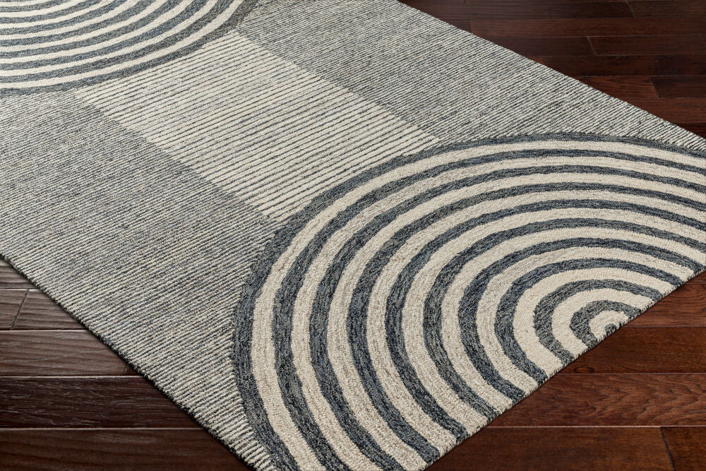 Granada Beige/Tan Handmade Rug - corner