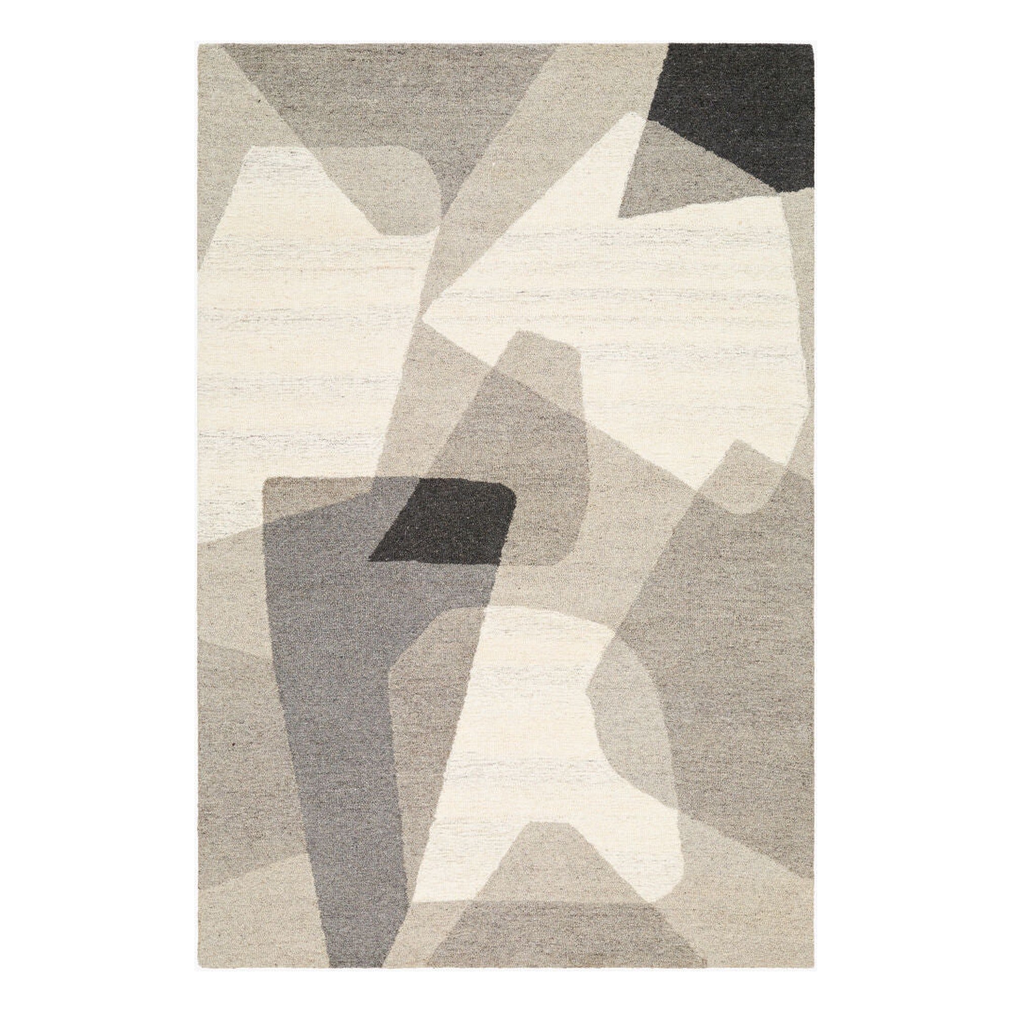 Granada Beige/Light Gray Handmade Rug - 2' x 3'