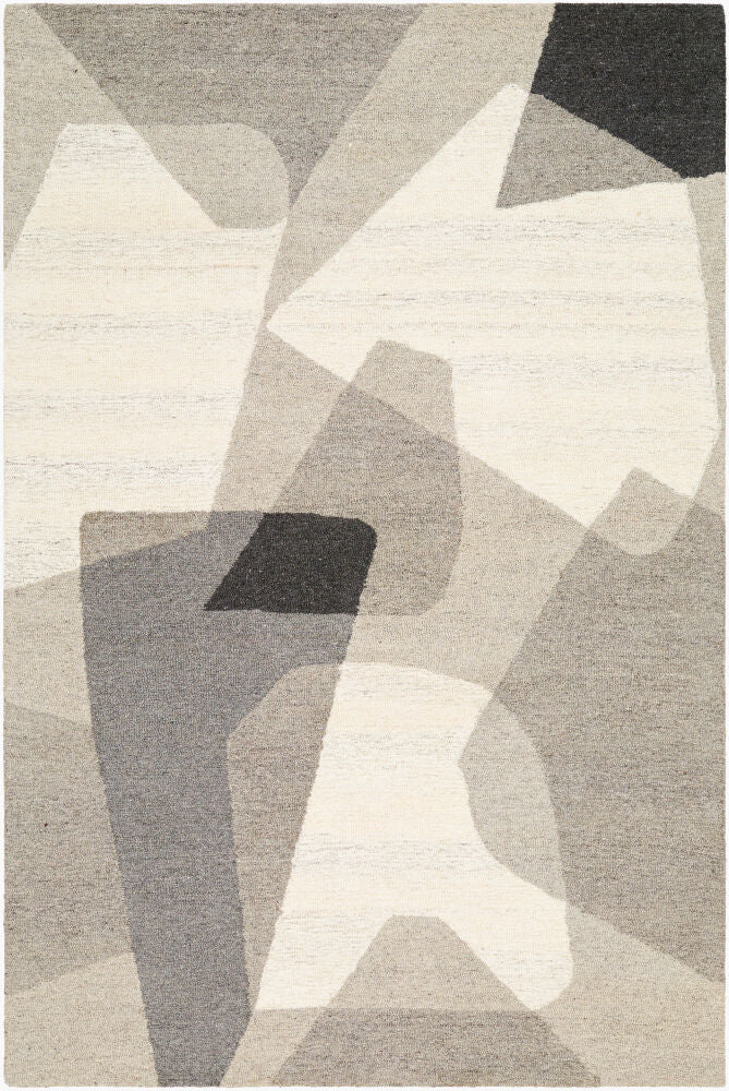 Granada Beige/Light Gray Handmade Rug - 2' x 3'