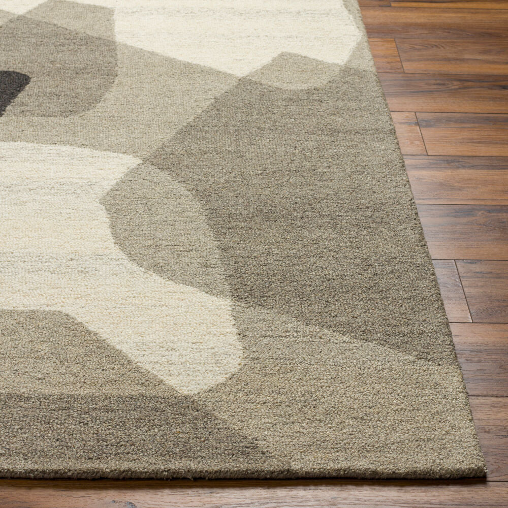 Granada Beige/Light Gray Handmade Rug - front