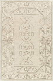Granada Brown/Ivory Handmade Rug - 2' x 3'