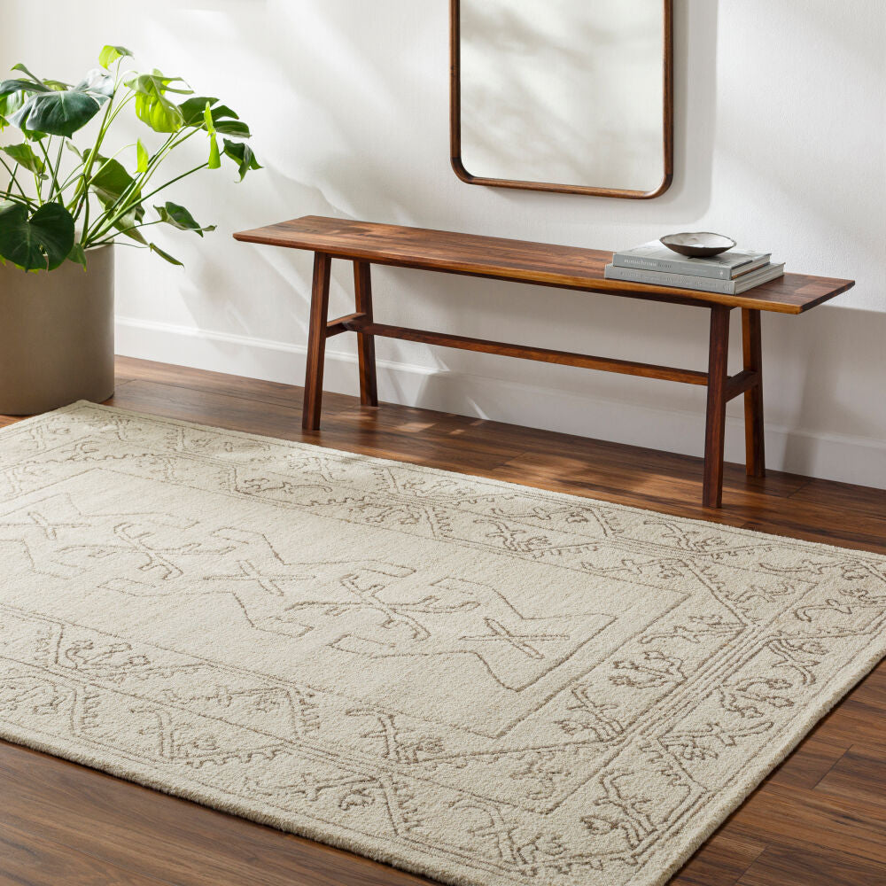 Granada Brown/Ivory Handmade Rug - roomscene