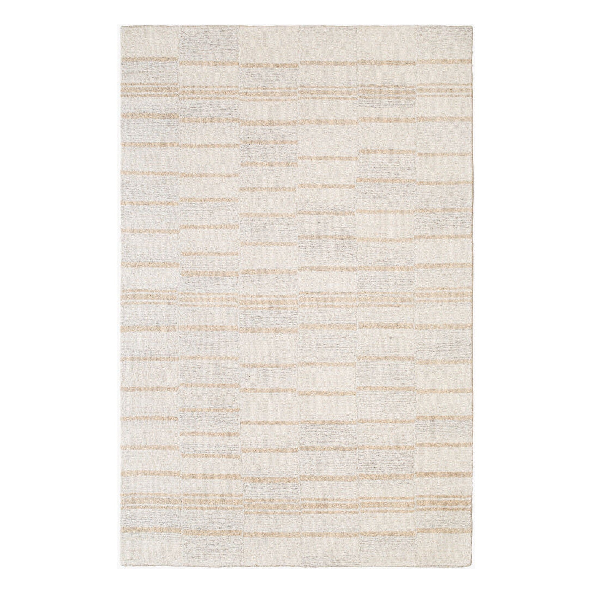 Granada Cream/Taupe Handmade Rug - 2' x 3'