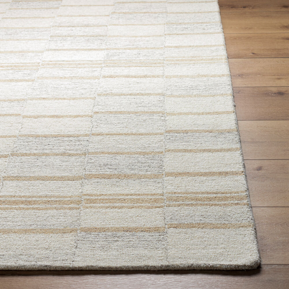 Granada Cream/Taupe Handmade Rug - front