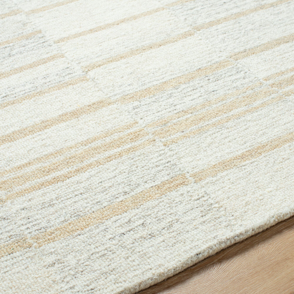 Granada Cream/Taupe Handmade Rug - texture
