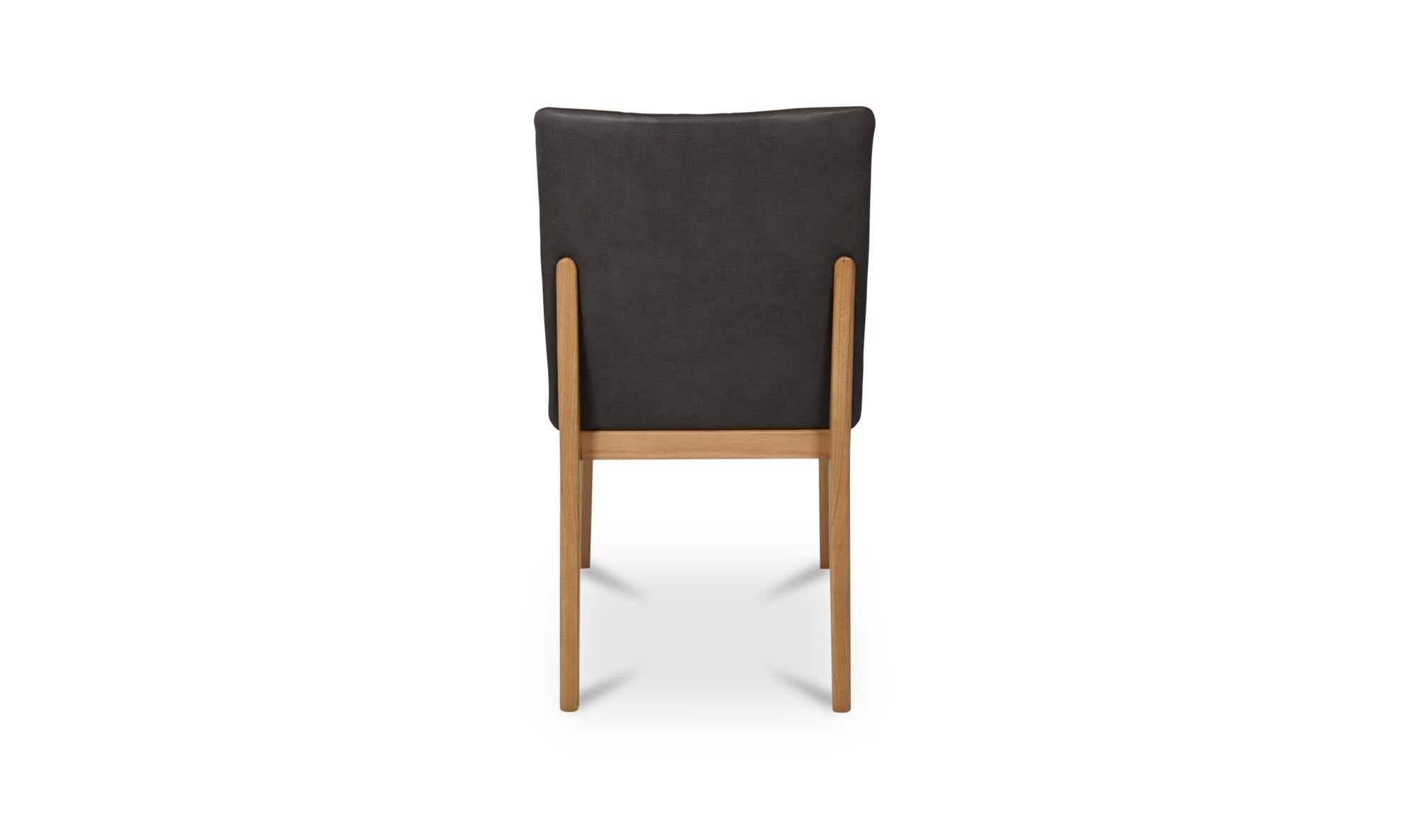 Demi Dining Chair Brown Leather-Set of Two by Moe's Home Collection - view 12