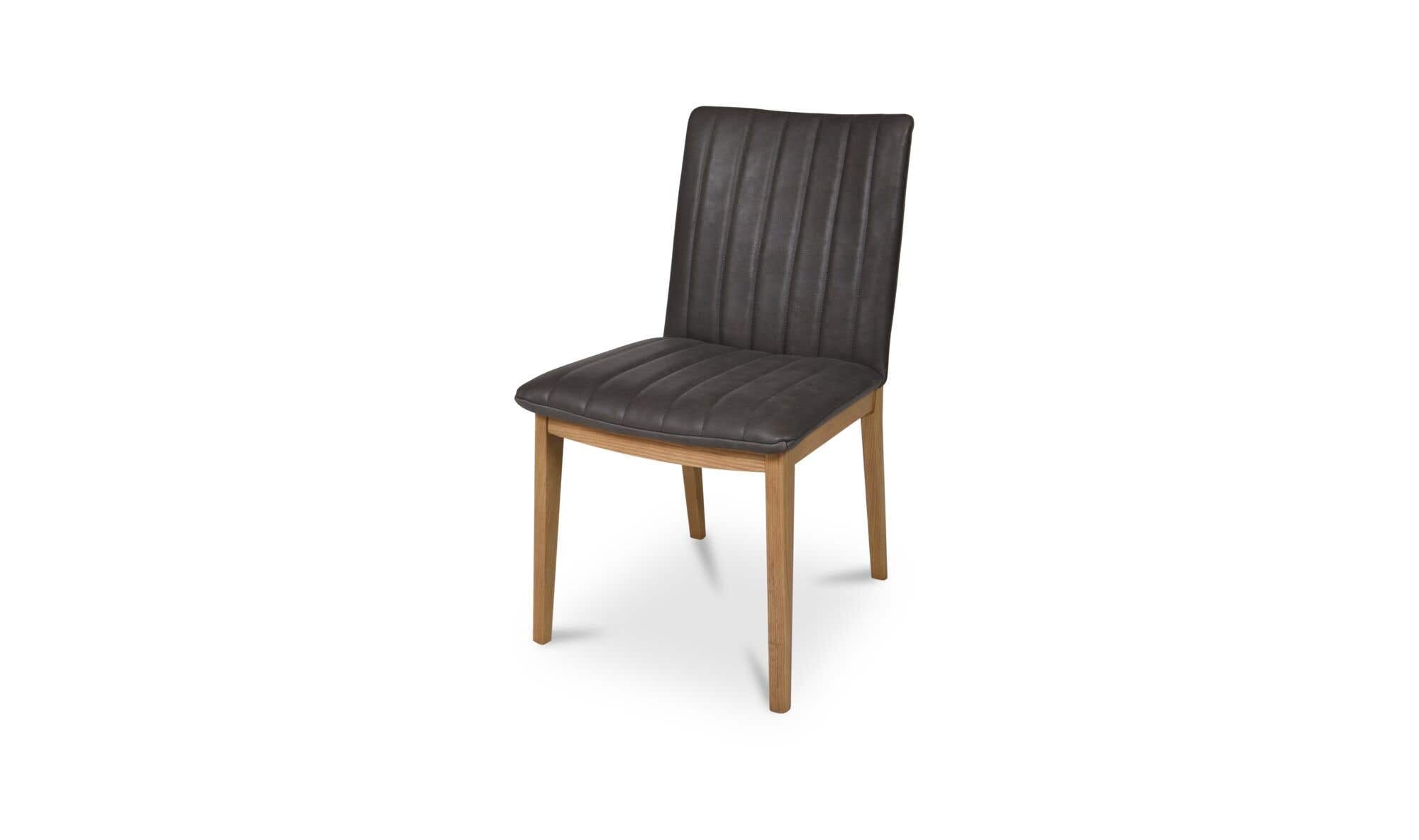 Demi Dining Chair Brown Leather-Set of Two by Moe's Home Collection - view 15