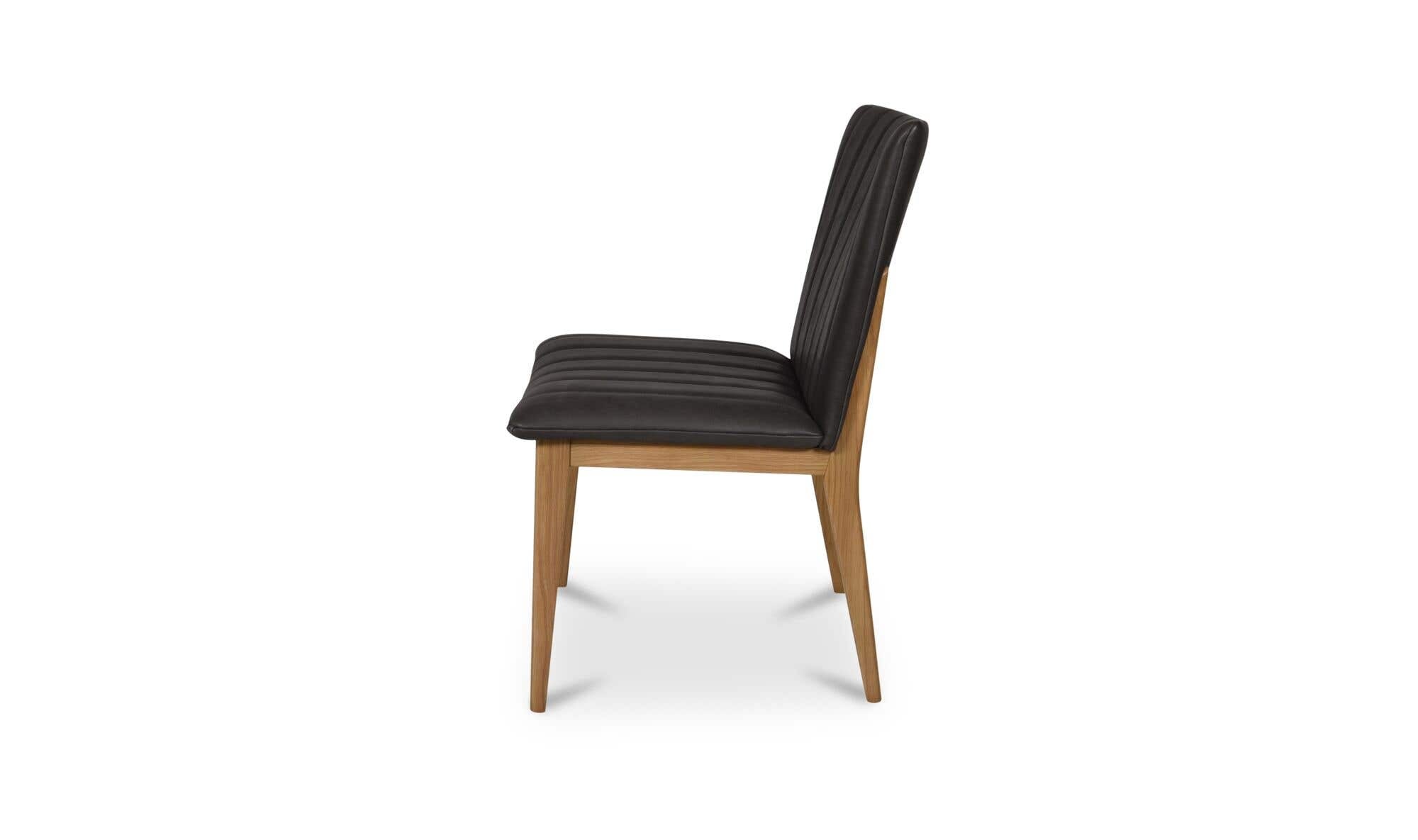 Demi Dining Chair Brown Leather-Set of Two by Moe's Home Collection - view 14