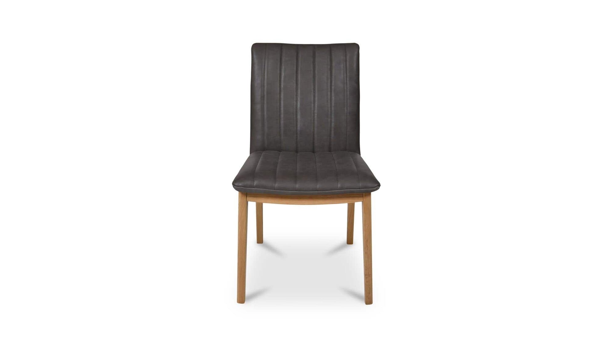 Demi Dining Chair Brown Leather-Set of Two by Moe's Home Collection - view 8