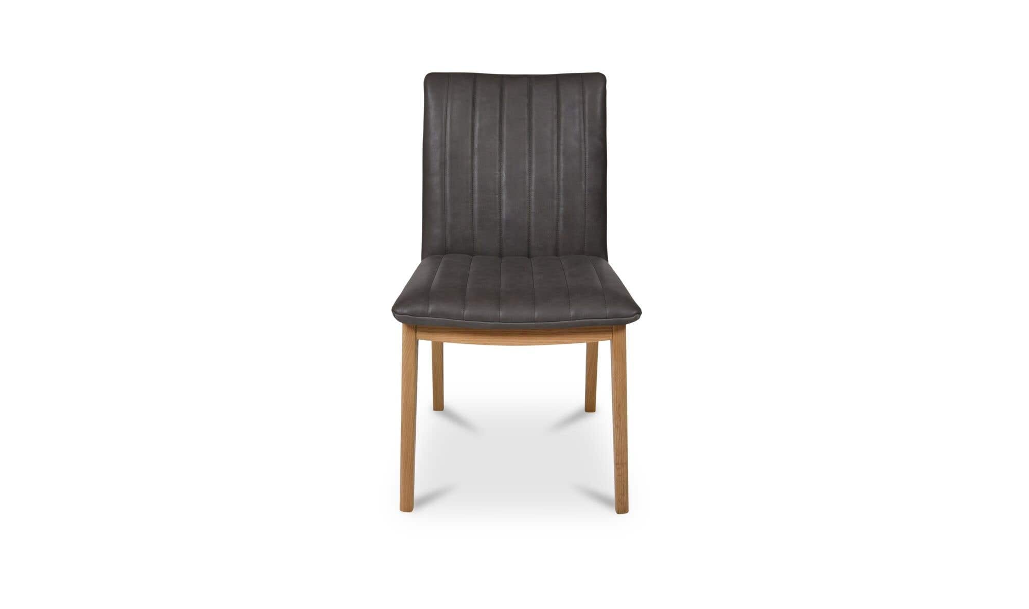Demi Dining Chair Brown Leather-Set of Two by Moe's Home Collection - view 8